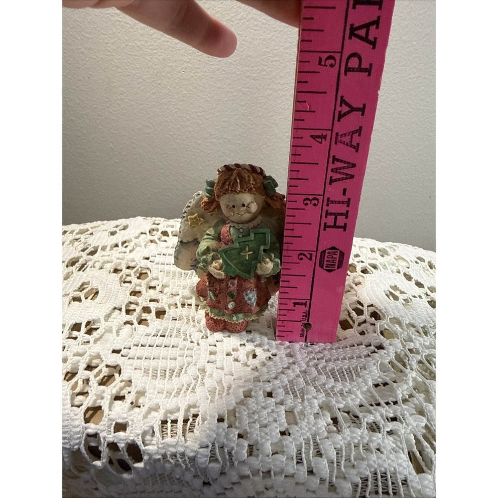 Vintage 1993 Cute as a Button Christmas Angel Figurine - Picture 5 of 5